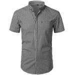 Pollogie™ Checkered Button-Down Shirt
