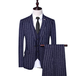 Pollogie™ Striped Formal Suit