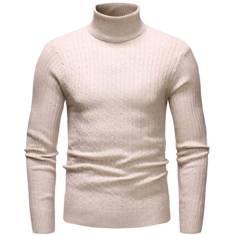 Pollogie™ Knitted Roll Neck Sweater