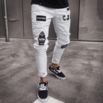 Pollogie™ Fashionable Distressed Jeans