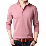 Pollogie™ Solid Long Sleeve Polo Shirt