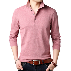 Pollogie™ Solid Long Sleeve Polo Shirt