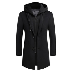 Pollogie™ Mid-Length Woolen Coat