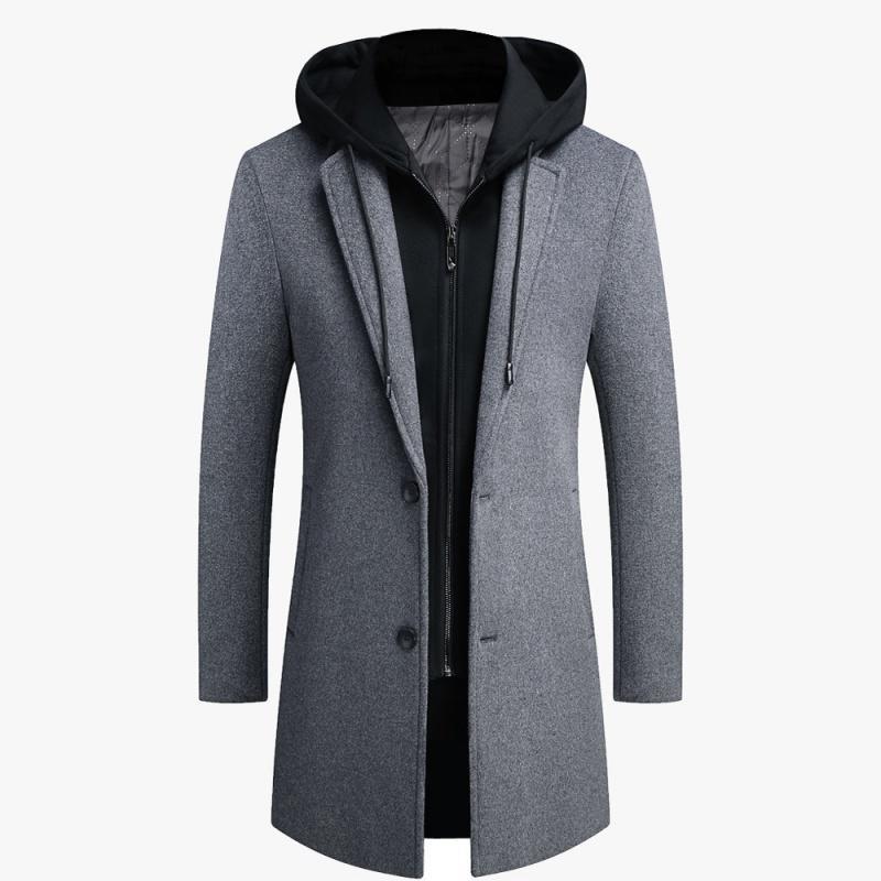 Pollogie™ Mid-Length Woolen Coat