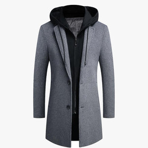 Pollogie™ Mid-Length Woolen Coat