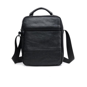 Pollogie™ Leather Black Crossbody Bag