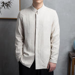 Pollogie™ Summer Long Sleeve Linen Blend Shirt