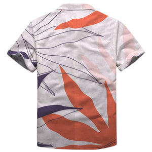 Pollogie™ Faded Leaf Button Shirt