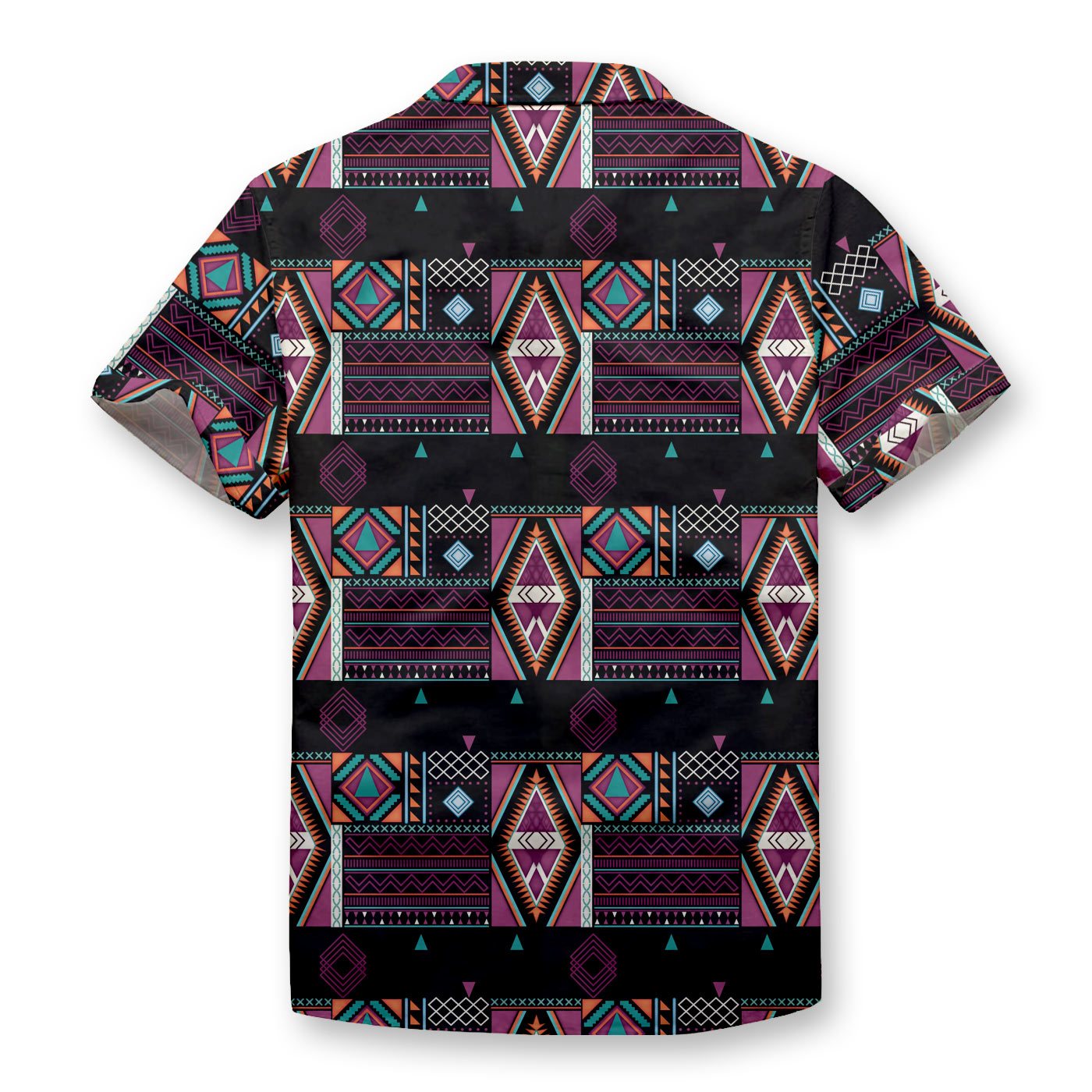 Pollogie™ Aztec Pattern Button Shirt