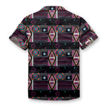 Pollogie™ Aztec Pattern Button Shirt