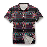 Pollogie™ Aztec Pattern Button Shirt