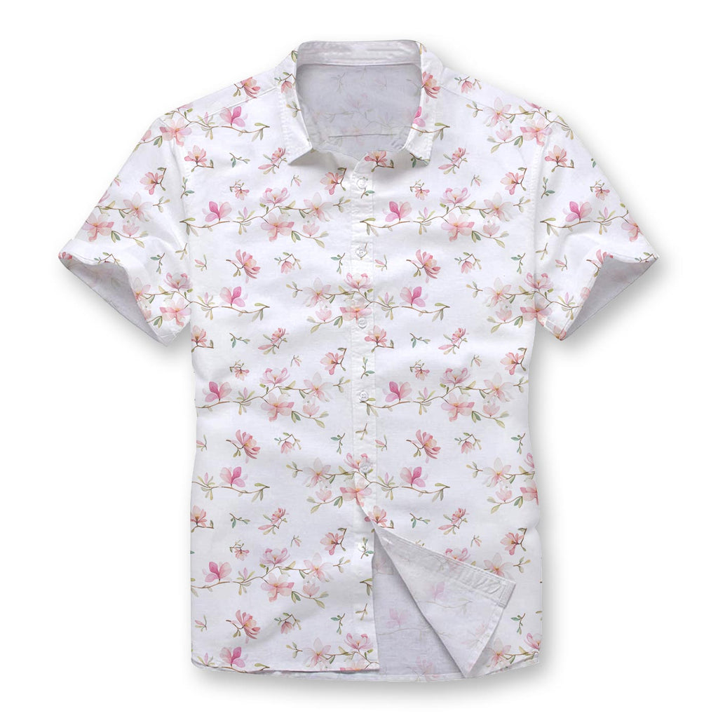 Pollogie™ Pink Floral Button Shirt