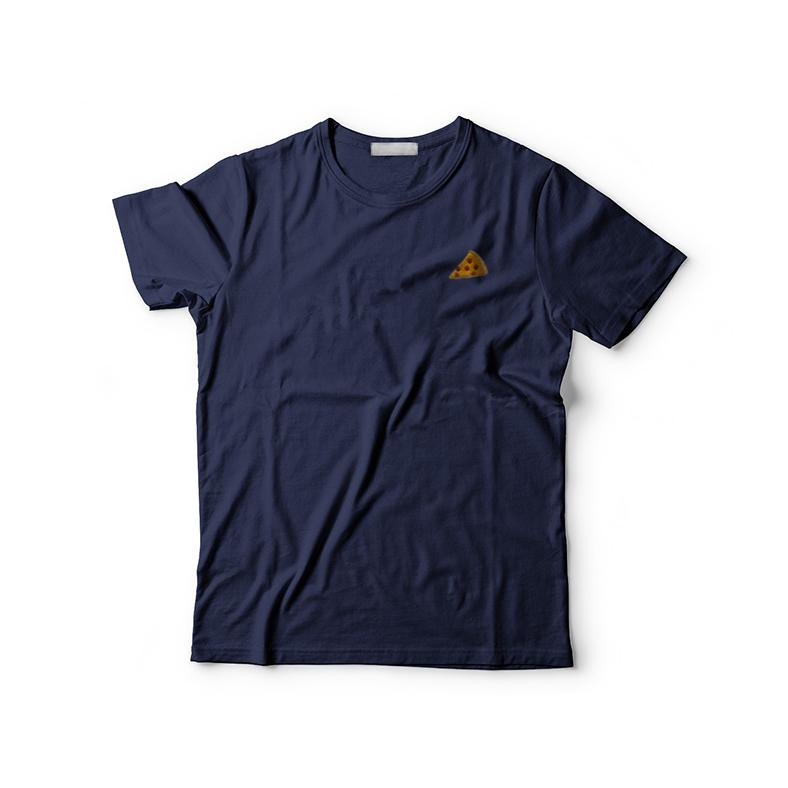 Pollogie™ Pizza Embroidered T-Shirt