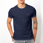 Pollogie™ Pineapple Skull Embroidered T-Shirt