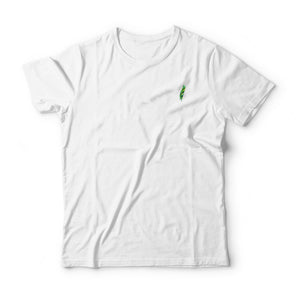 Pollogie™ Green Feather Embroidered T-Shirt