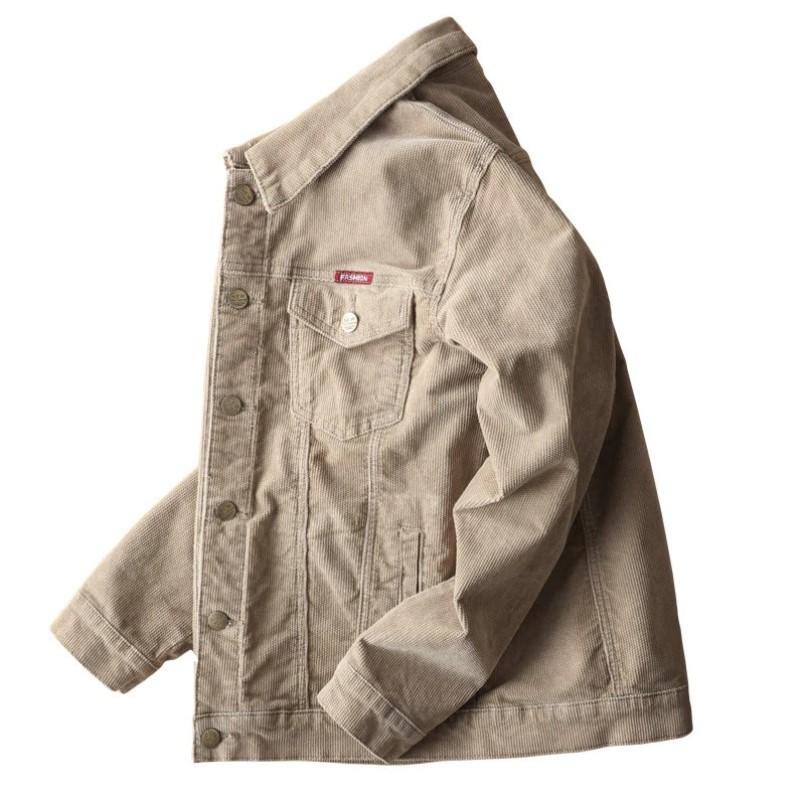 Pollogie™ Loose Fit Corduroy Jacket