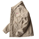 Pollogie™ Loose Fit Corduroy Jacket