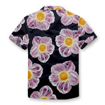 Pollogie™ Scribbled Daisy Pattern Button Shirt
