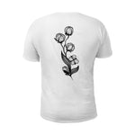Pollogie™ Line Flower V-Neck T-Shirt