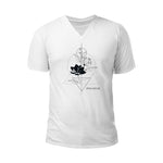 Pollogie™ Geometric Flower V-Neck T-Shirt