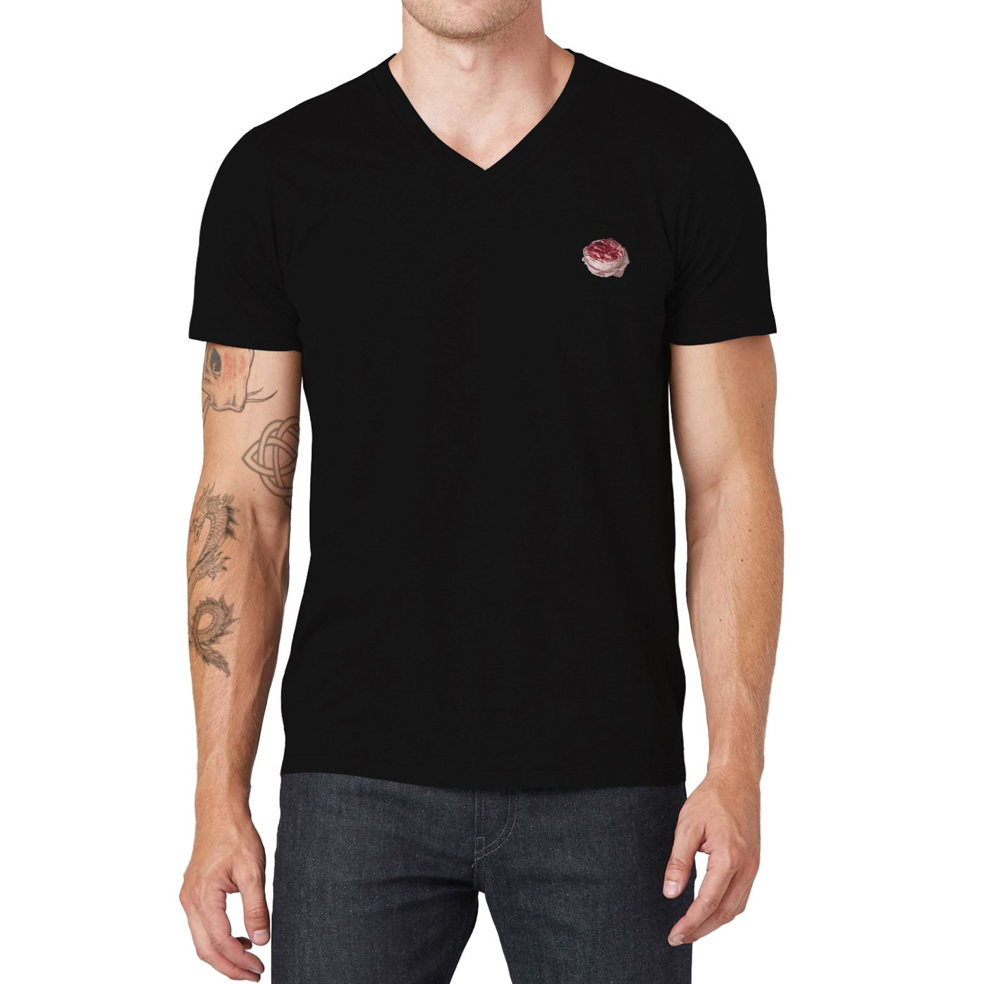 Pollogie™ Renaissance Flower V-Neck T-Shirt