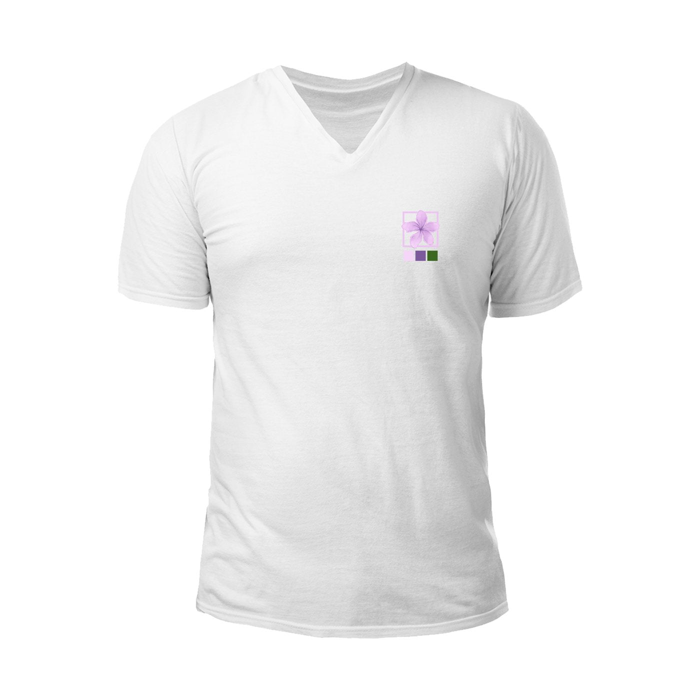 Pollogie™ Purple Lilac V-Neck T-Shirt