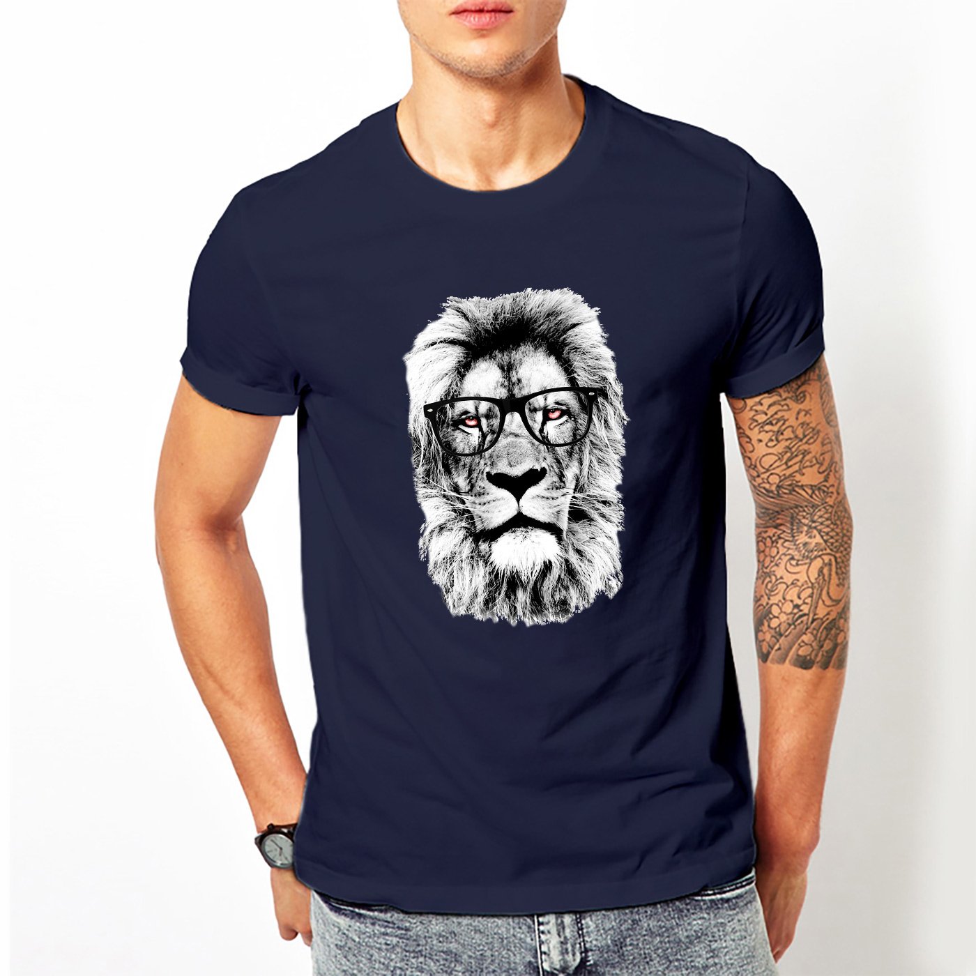 Pollogie™ Orange Eyes Lion T-Shirt
