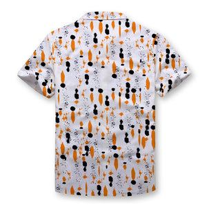 Pollogie™ Abstract Tiger Stripes Button Shirt