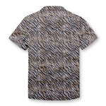 Pollogie™ Golden Tiger Pattern  Button Shirt