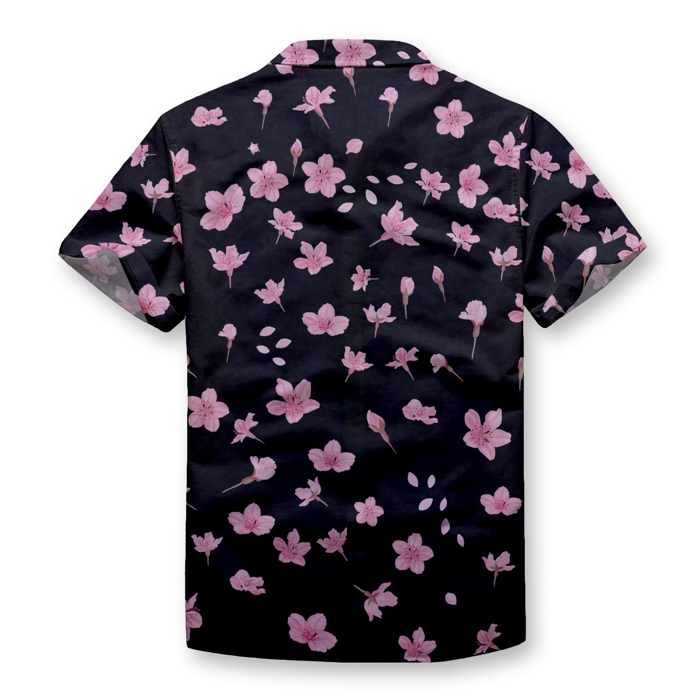 Pollogie™ Pink Pansy Floral Button Shirt
