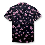 Pollogie™ Pink Pansy Floral Button Shirt