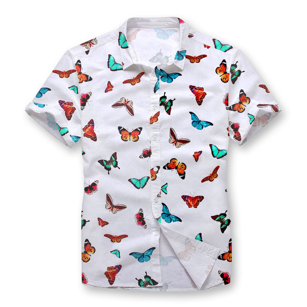 Pollogie™ Colorful Butterfly Button Shirt