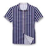 Pollogie™ Trio Colored Stripes Button Shirt
