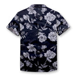 Pollogie™ Silver Flowers Button Shirt