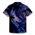 Pollogie™ Twilight Palms Button Shirt