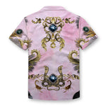 Pollogie™ Pink Gloom Button Shirt