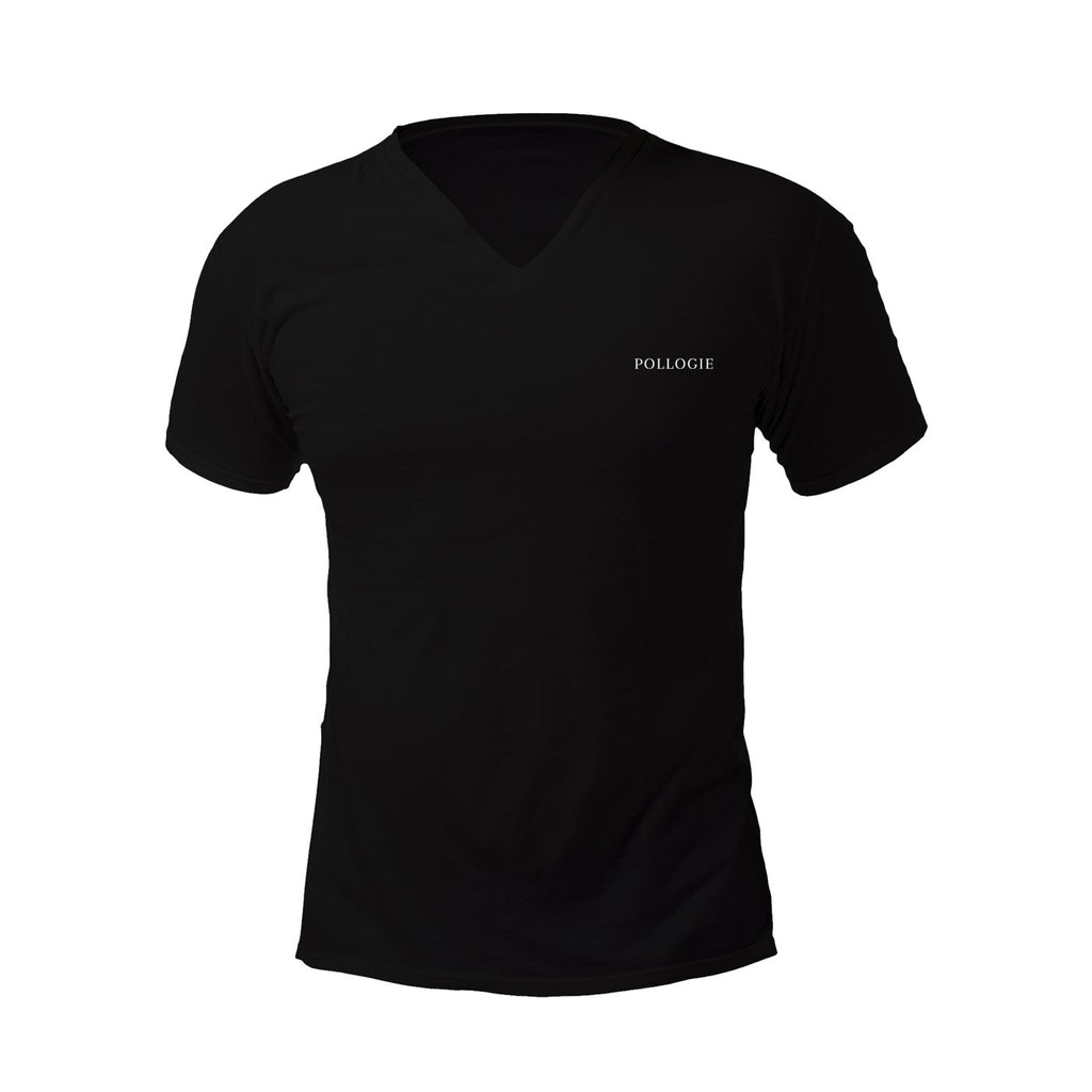 Pollogie™ Embroidered V-Neck T-Shirt
