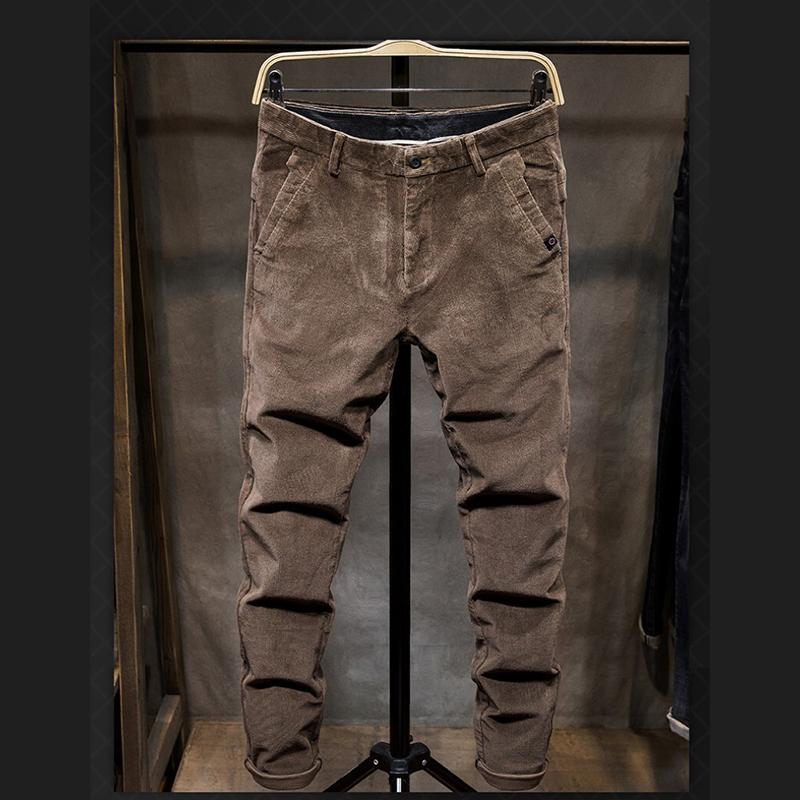 Pollogie™ Corduroy Slim-Fit Pants