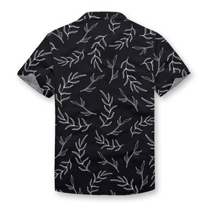 Pollogie™ Stem Pattern Button Shirt