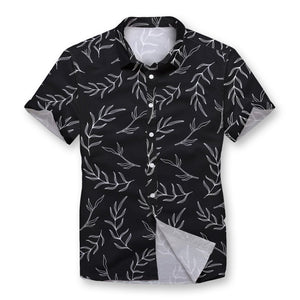 Pollogie™ Stem Pattern Button Shirt