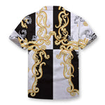 Pollogie™ Golden Chains Button Shirt