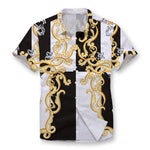 Pollogie™ Golden Chains Button Shirt