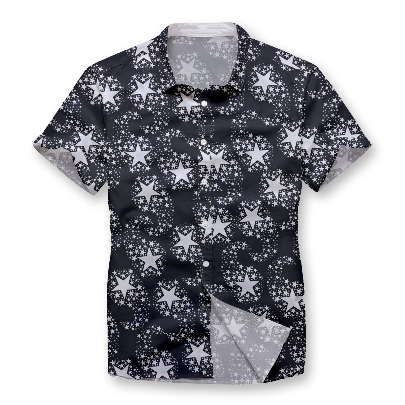 Pollogie™ Comet Pattern Button Shirt