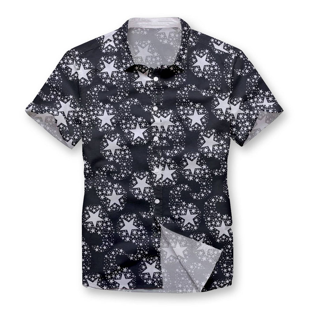 Pollogie™ Comet Pattern Button Shirt