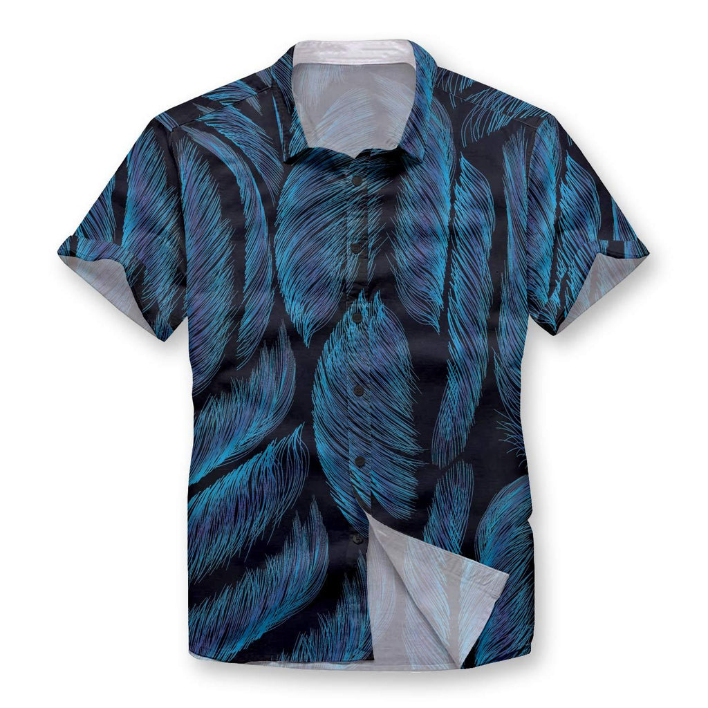 Pollogie™ Blue Fur Button Shirt