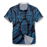 Pollogie™ Blue Fur Button Shirt