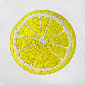 Pollogie™ Citron Embroidered V-Neck T-Shirt