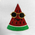 Pollogie™ Watermelon Embroidered V-Neck T-Shirt