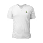 Pollogie™ Cactus Embroidered V-Neck T-Shirt