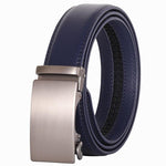 Pollogie™ Automatic Silver Buckle Leather Belt